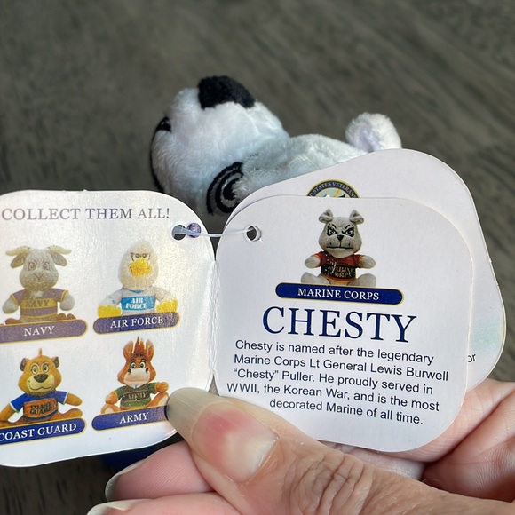 US Marines Military Mascot - Stuffed Animal - Plush - Picture 3 of 6